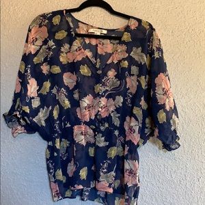 Forever21 floral blouse